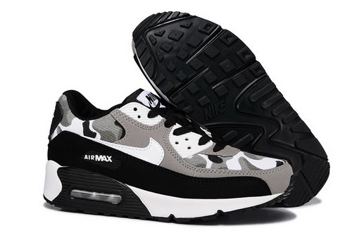 Nike Air Max 90 Womenss Shoes Camo Light Brown White Black Clearance